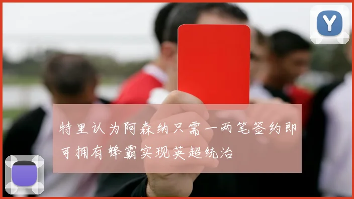 特里认为阿森纳只需一两笔签约即可拥有锋霸实现英超统治